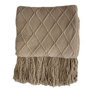 Bohemian knitted throw